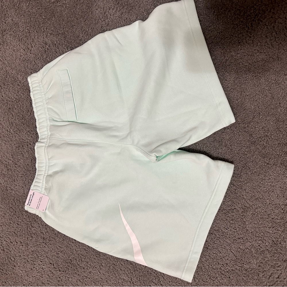 Nike Light Green Athletic Shorts - Picture 2 of 2